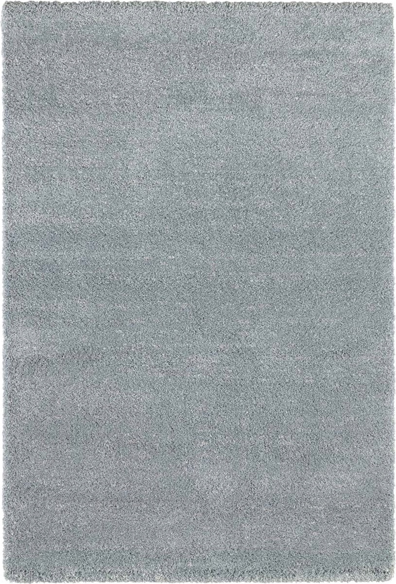 Koberec shaggy 200x290 cm do obývačky, modrý, hustý vlas