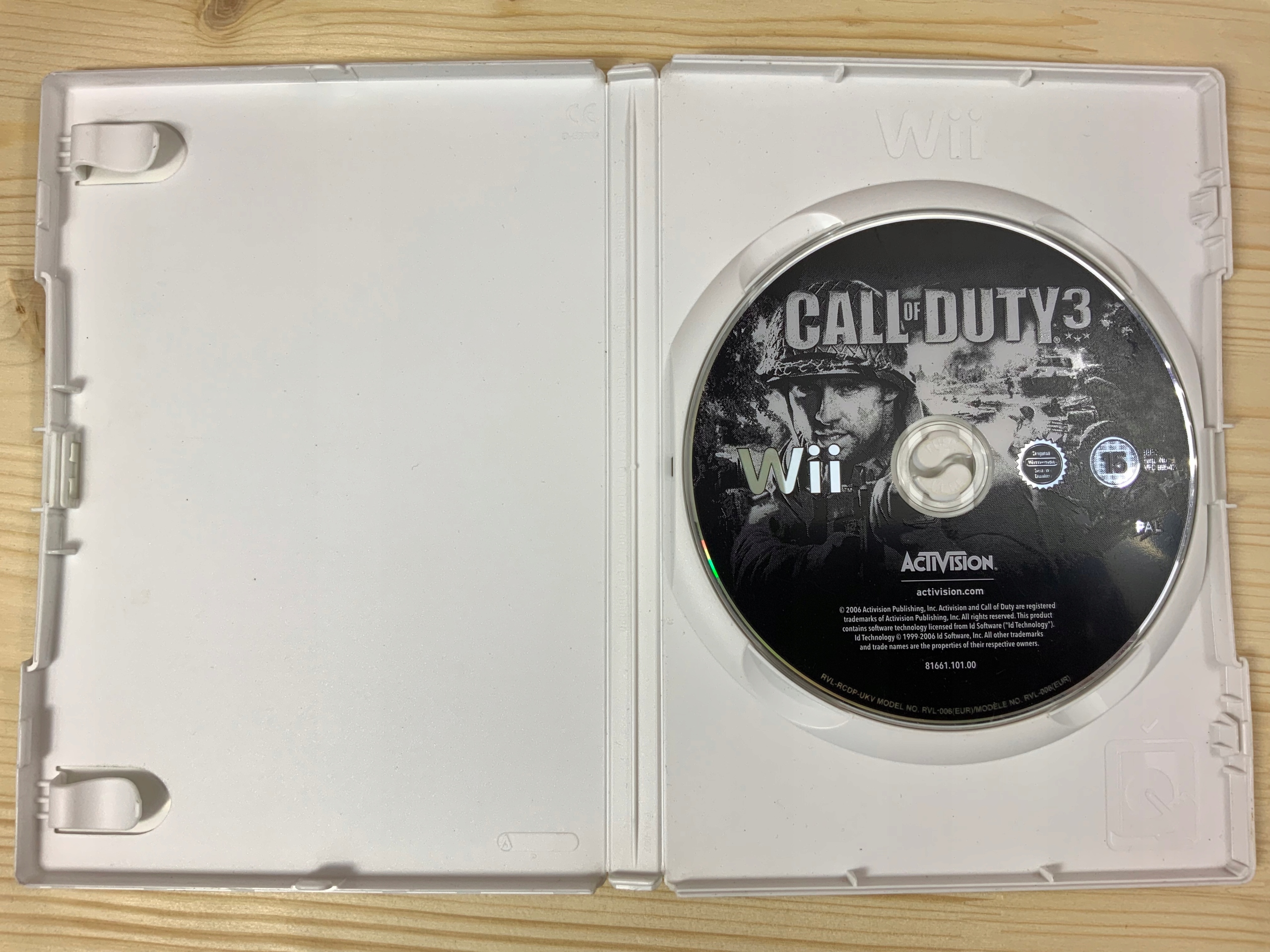 CALL OF DUTY 3 III płyta db+ NINTENDO WII EAN (GTIN) 5030917036484