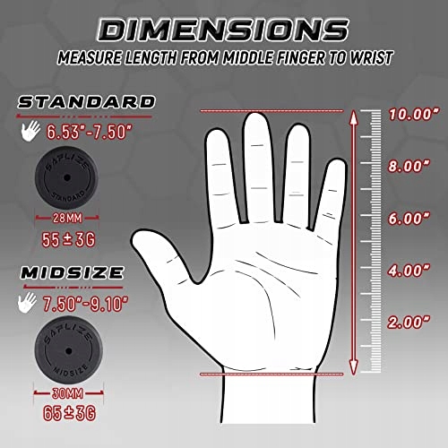 SAPLIZE zestaw 13 uchwytów golfowych z kompletnym Model GOLF