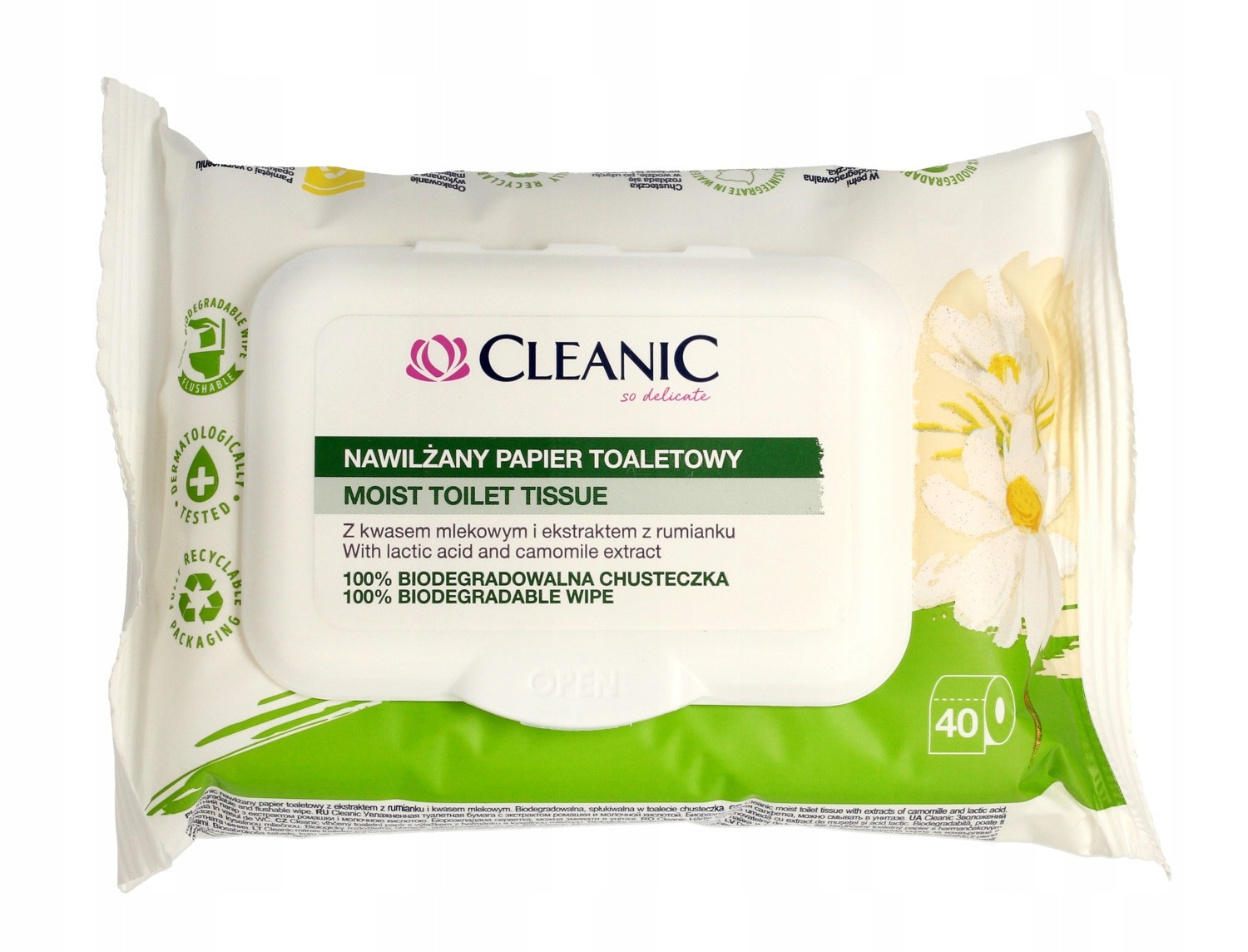 

Harper Papier nawilżony Cleanic 40szt pop-up