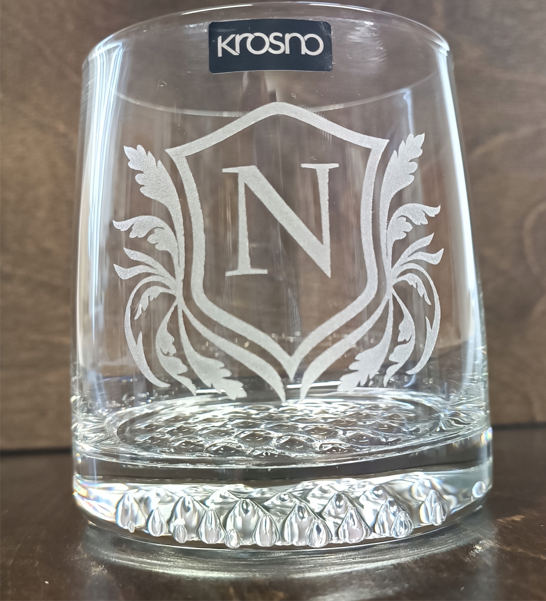 SZKLANKA DO WHISKY Z GRAWEREM GRAWEROWANA PREZENT Kolor przezroczysty