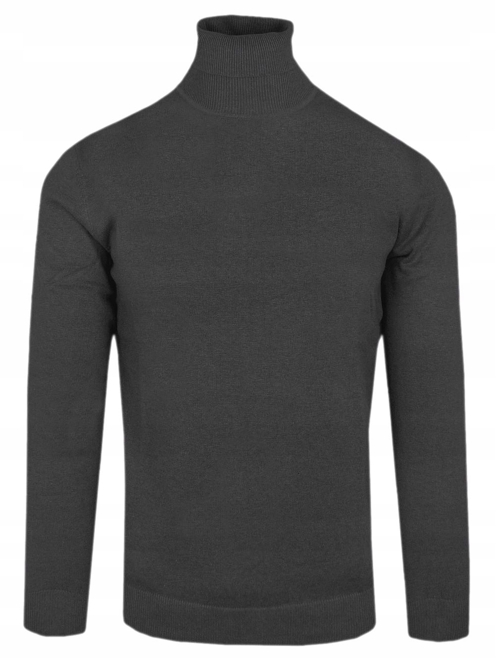 Rolák Pánský bavlněný Adriano Guinari Tmavý popel XXL