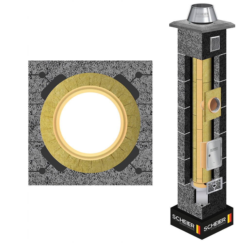Keramický systémový komínový systém 180 13 m