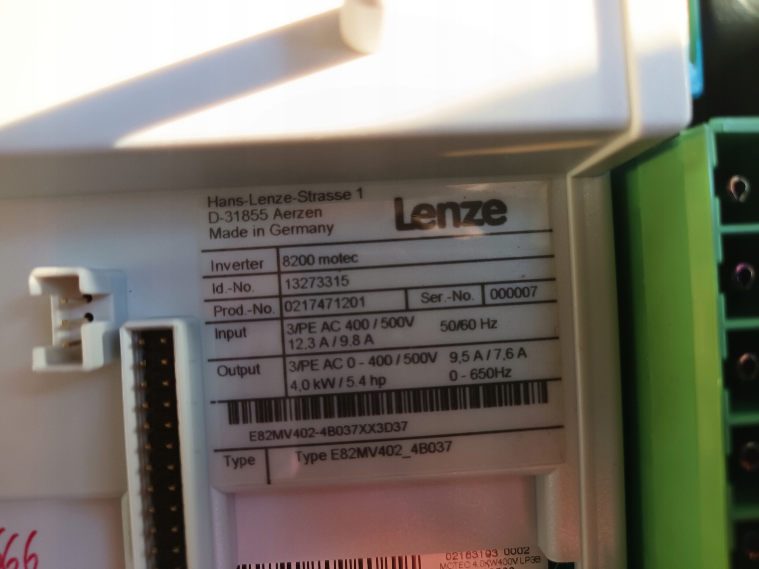 Falownik lenze 8200 motec 4kw Marka inny