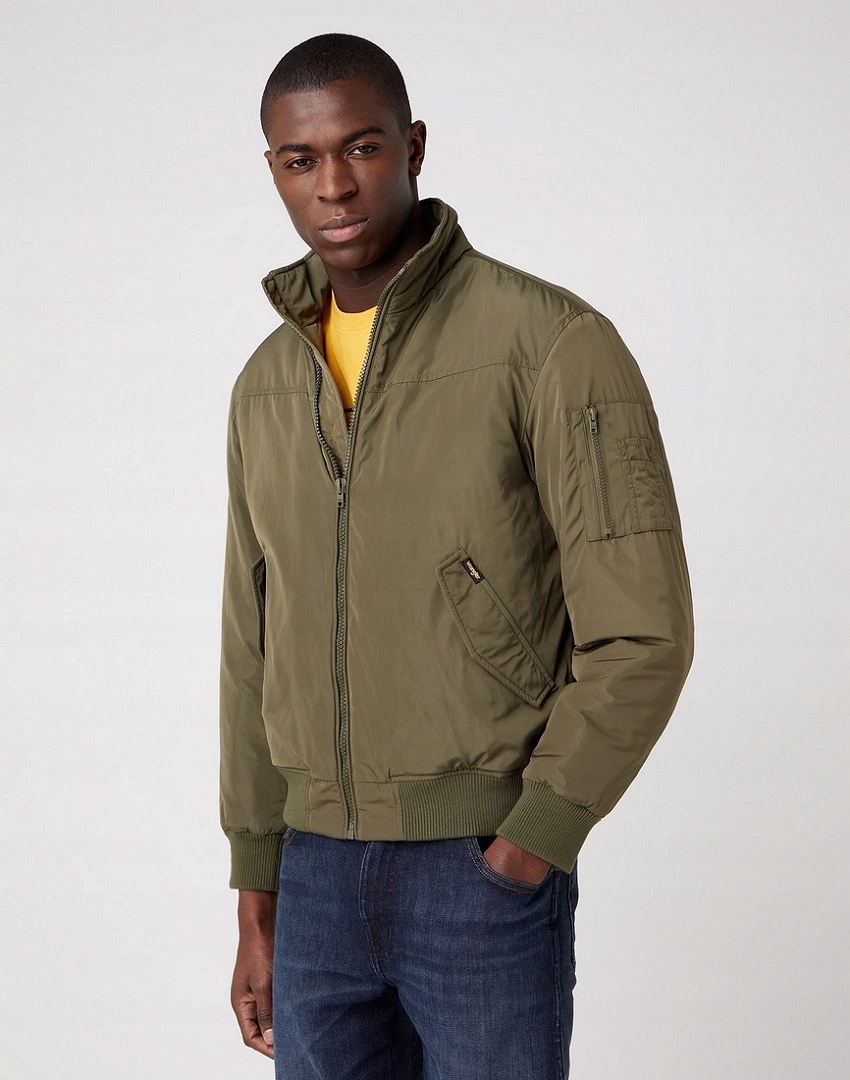 Męska kurtka Wrangler Bomber Jacket Green W4C5W3G40 3XL