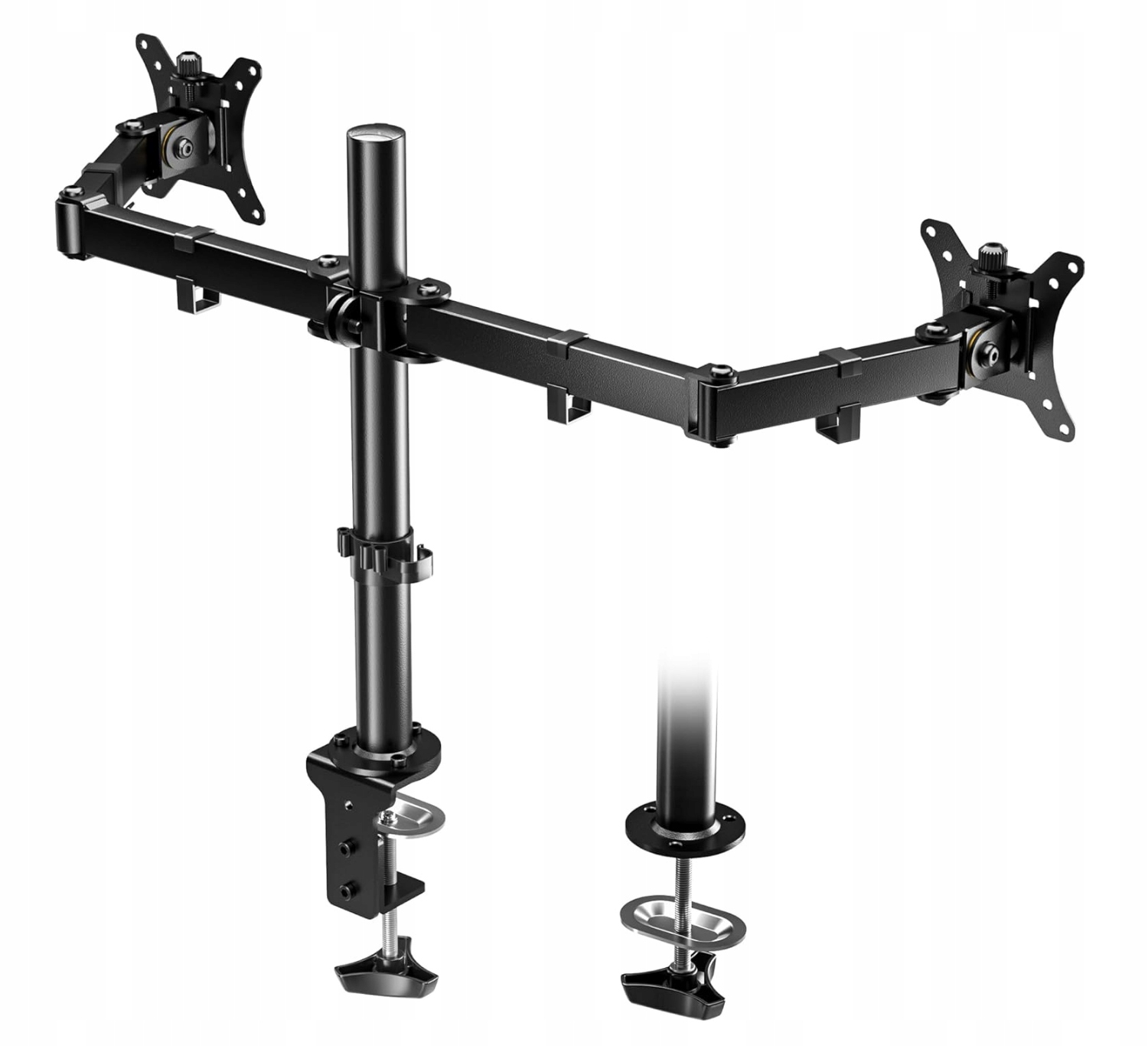 Držák na stůl pro 2 monitory Stolní 13-30'' Vesa 100 Regulace