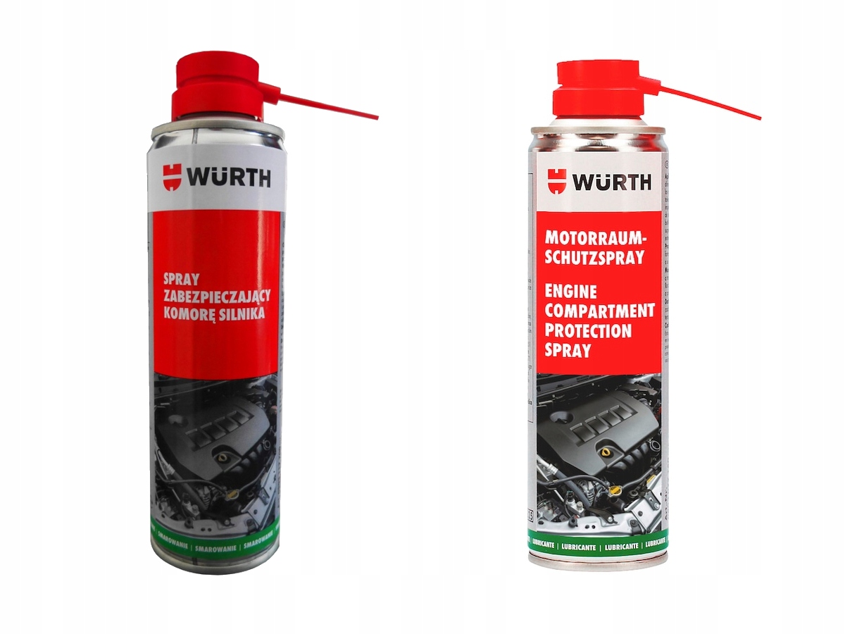 

Wurth Spray Antykuna Zabezpiecza Komorę Silnika