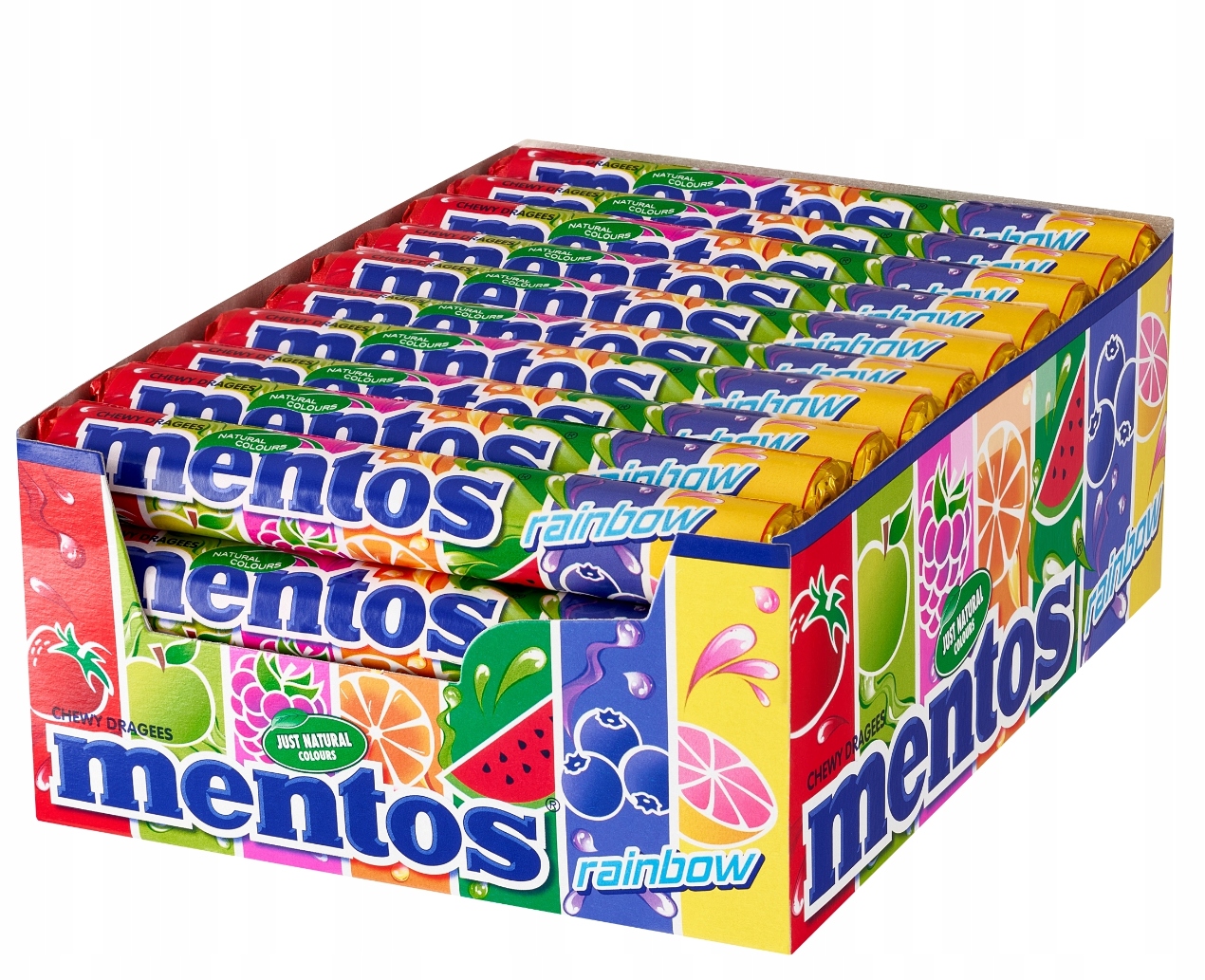 Levně Bonbóny Mentos Rainbow Mentos 1500 g
