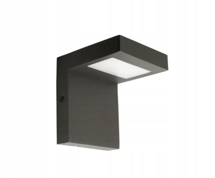 Venkovní zahradní nástěnné Led svítidlo moderní tmavě šedé 4000K Su-ma