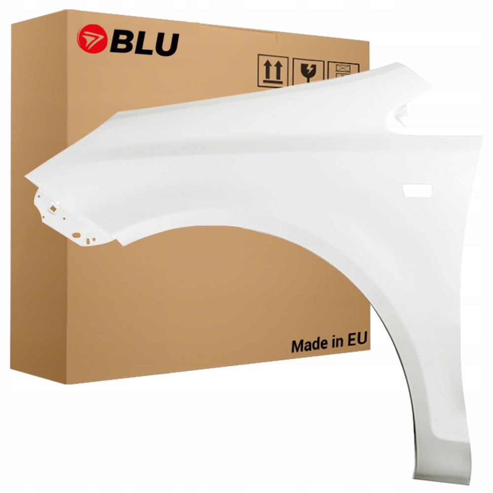 Blu Blatník Opel Corsa D Z474 levý bílý 06-14 přední pozink CasablancaWeiß