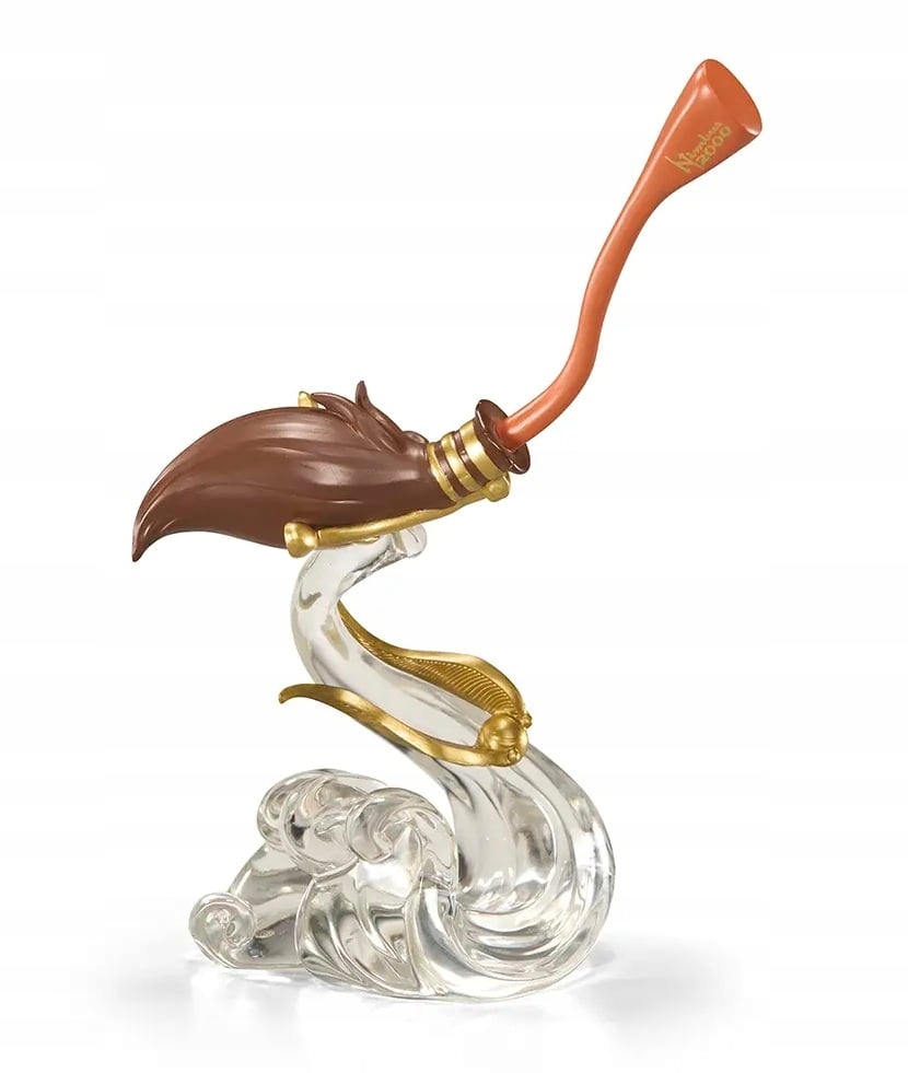 Harry Potter Nimbus 2000 a Zlatý čaroděj Soška Rekvizity 14 cm
