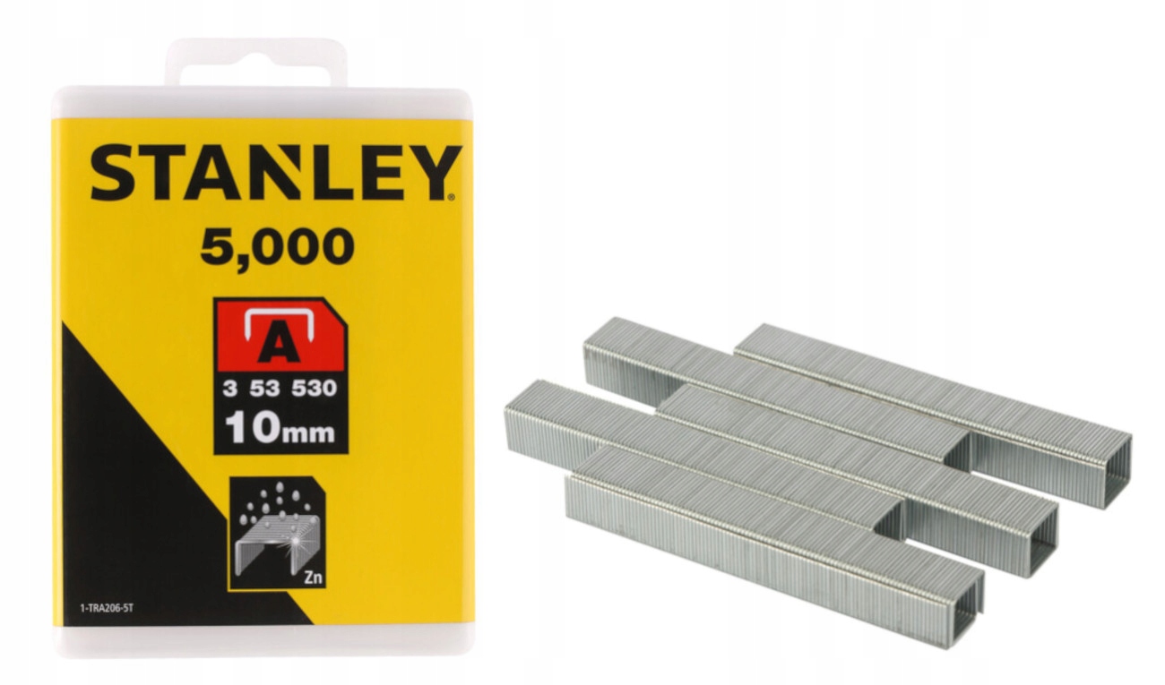 

Zszywka Stanley typ A 5000 sztuk 10 mm 1-TRA206-5T
