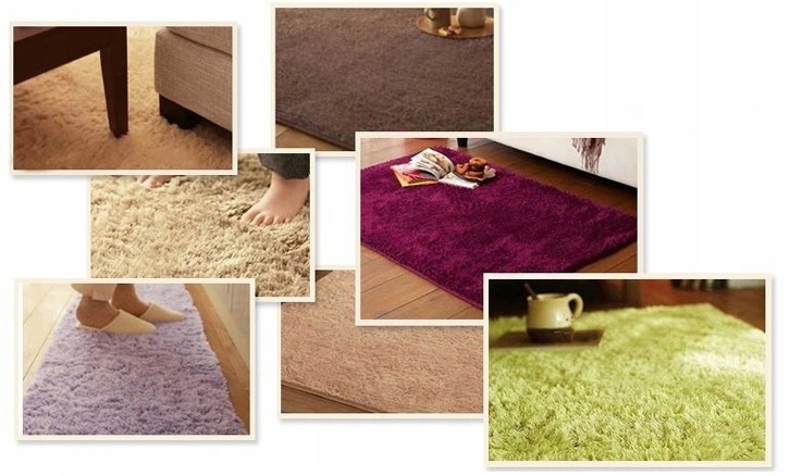 DYWAN Dywanik SHAGGY pluszowy 80x120 PLUSZOWY miękki pokój salon przedpokój Szerokość produktu 80 cm