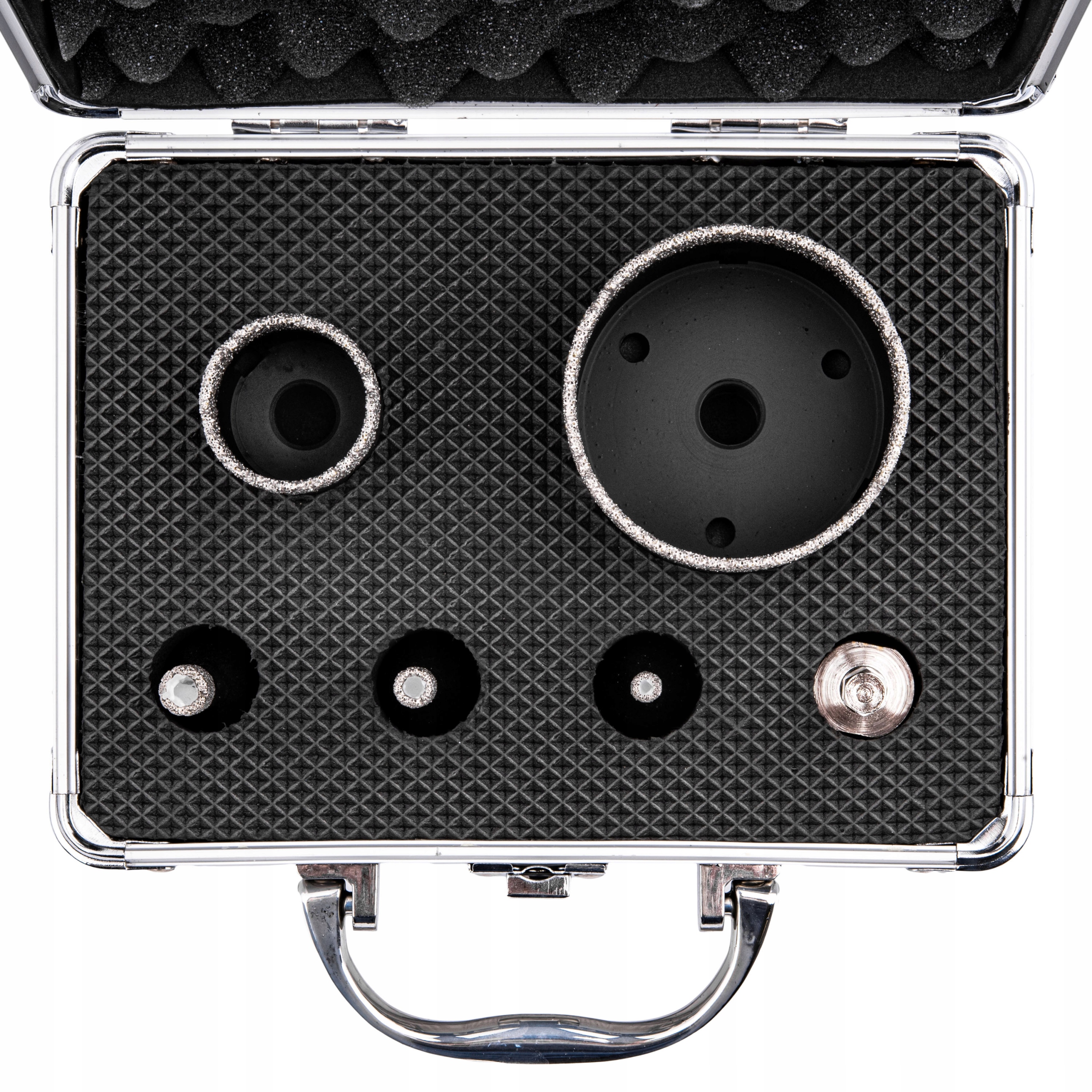 ZESTAW OTWORNICA WIERTŁO DIAMENTOWE DO GRESU 6-68 Marka Falon-Tech