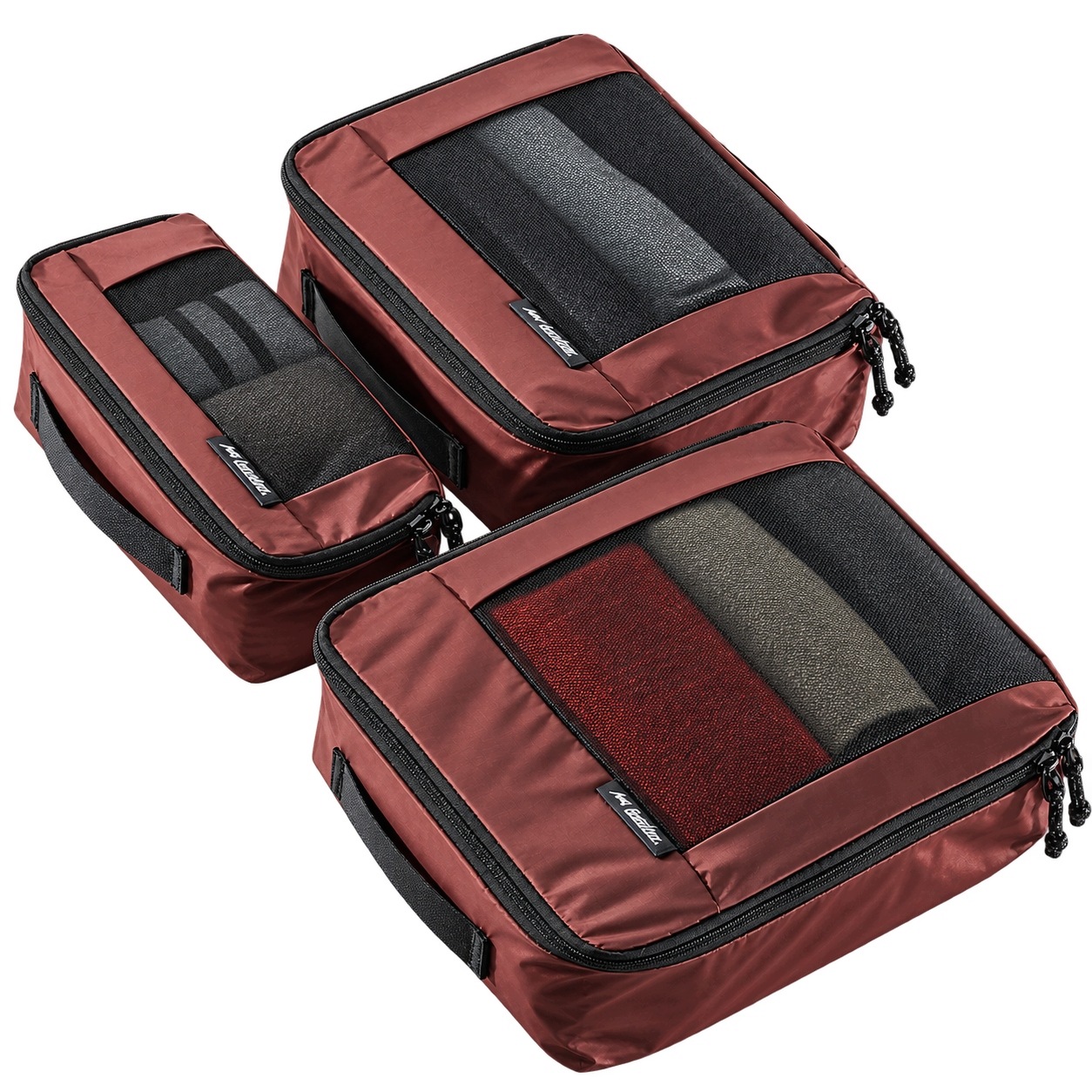 Matador Packing Cube 3-Pack V2 Zestaw Organizerów Podróżnych 3 szt. Garnet