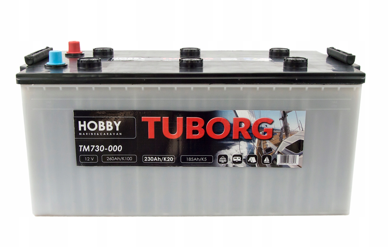 Akumulator Tuborg Hobby Marine 12V 230Ah