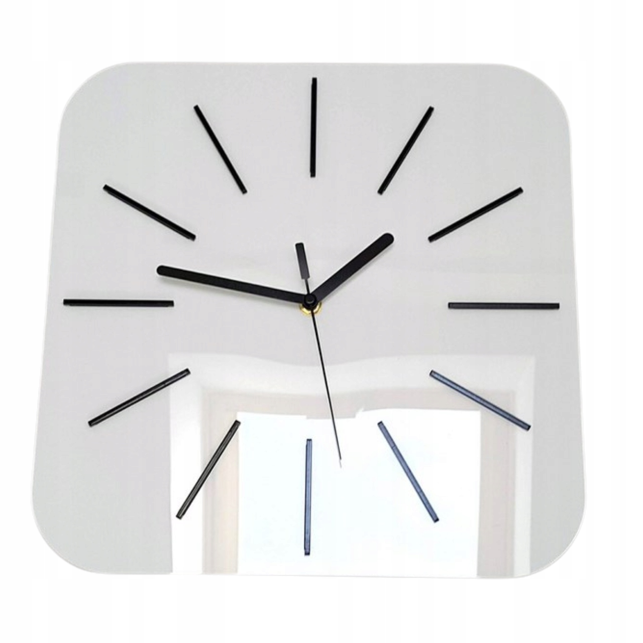 Akrylové nástěnné hodiny Hipnotic 30 cm bílé, bílé, Kulatý, křemenné