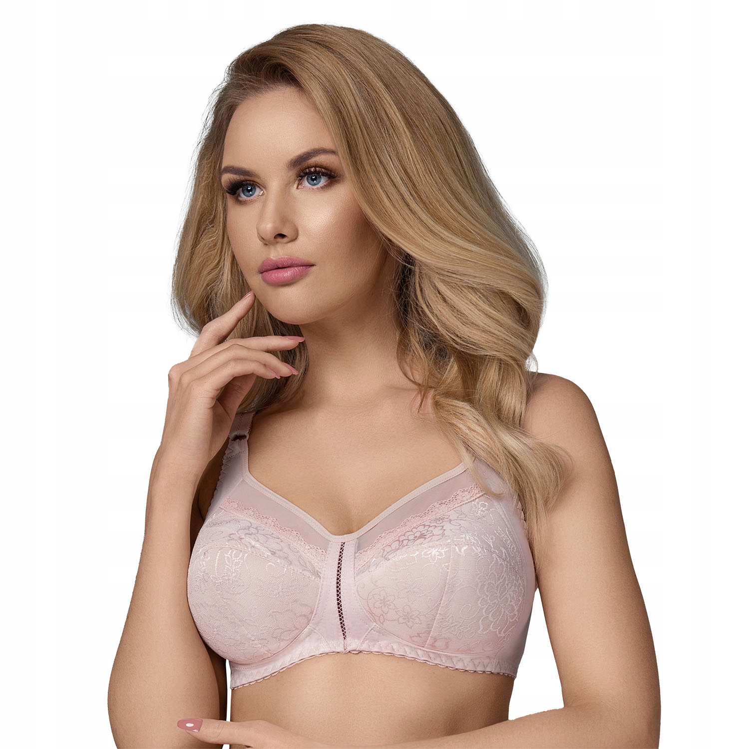 Azal 024 béžová podprsenka Semi Soft polovyztužená 90F