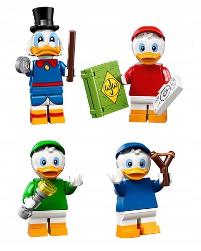 

Klocki zestaw 4 figurek Duck Tales Kacze Opowieści