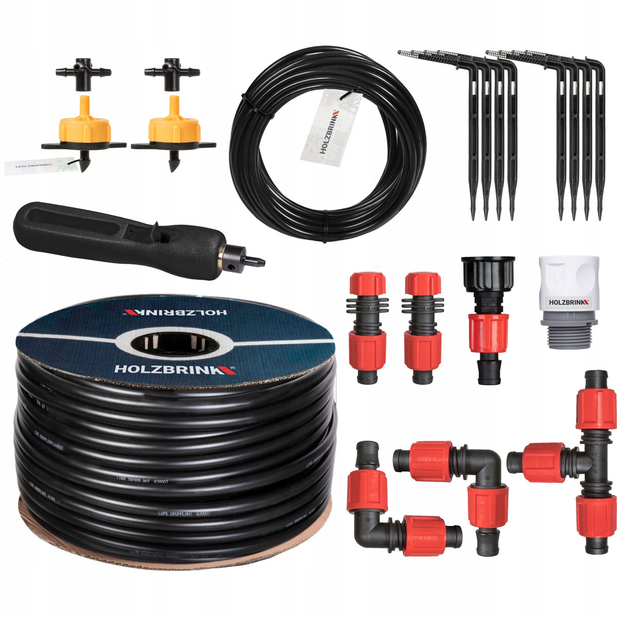 

15 m system nawadniania ogródka 16 mm Lpde 2l/h