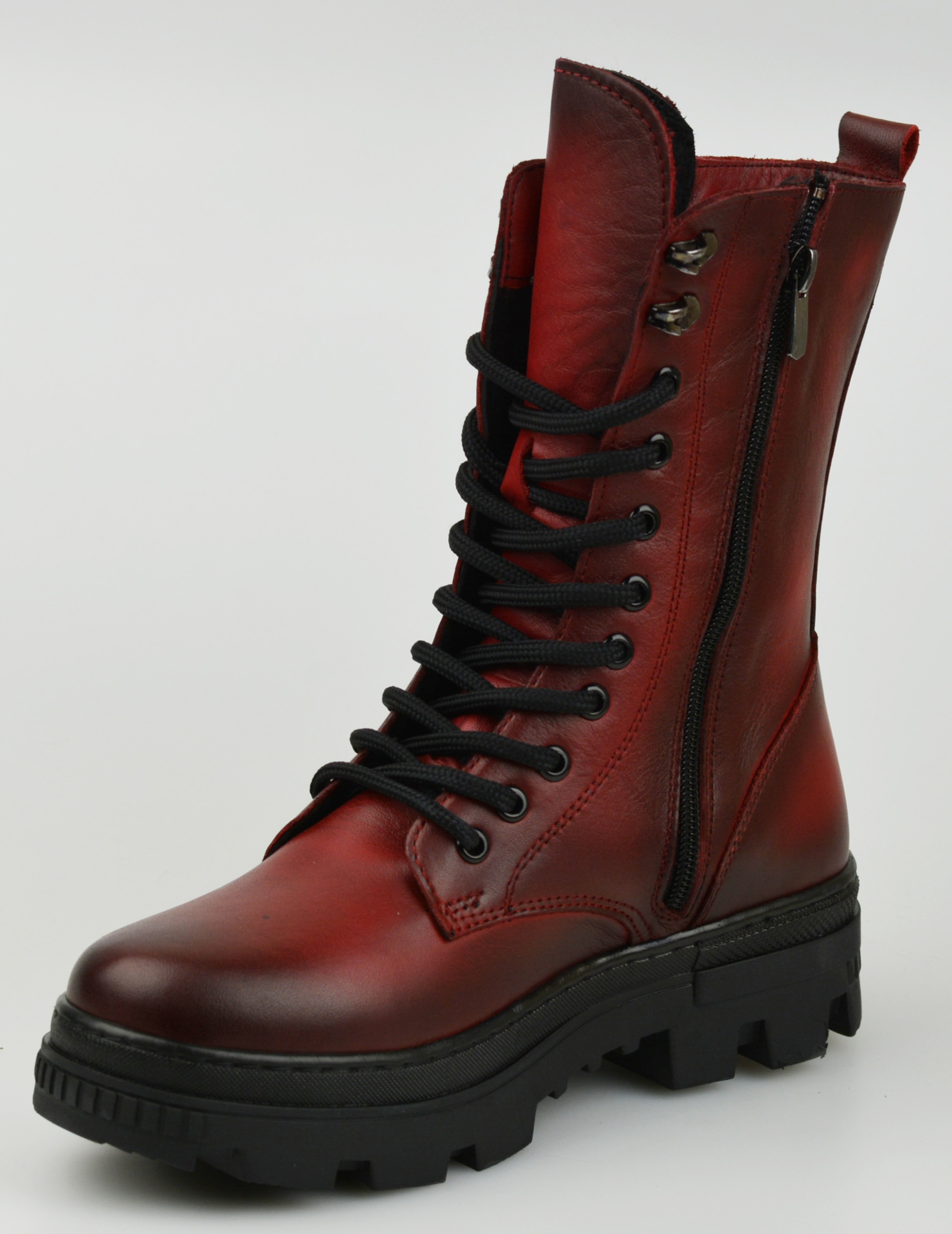 Kanady Dámské Vacarro 498 vel. 38 Červené Kožené Kotníkové Boty Zateplené Dárek