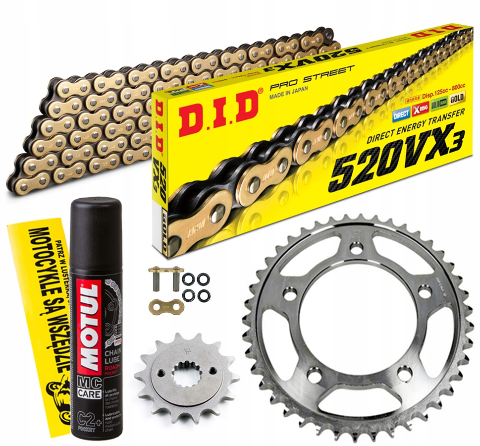 DID520VX3G&B-106 JTF1321.14 - ПРИВОДНОЙ КОМПЛЕКТ DID JT HONDA CRF 250 L 2013-2020