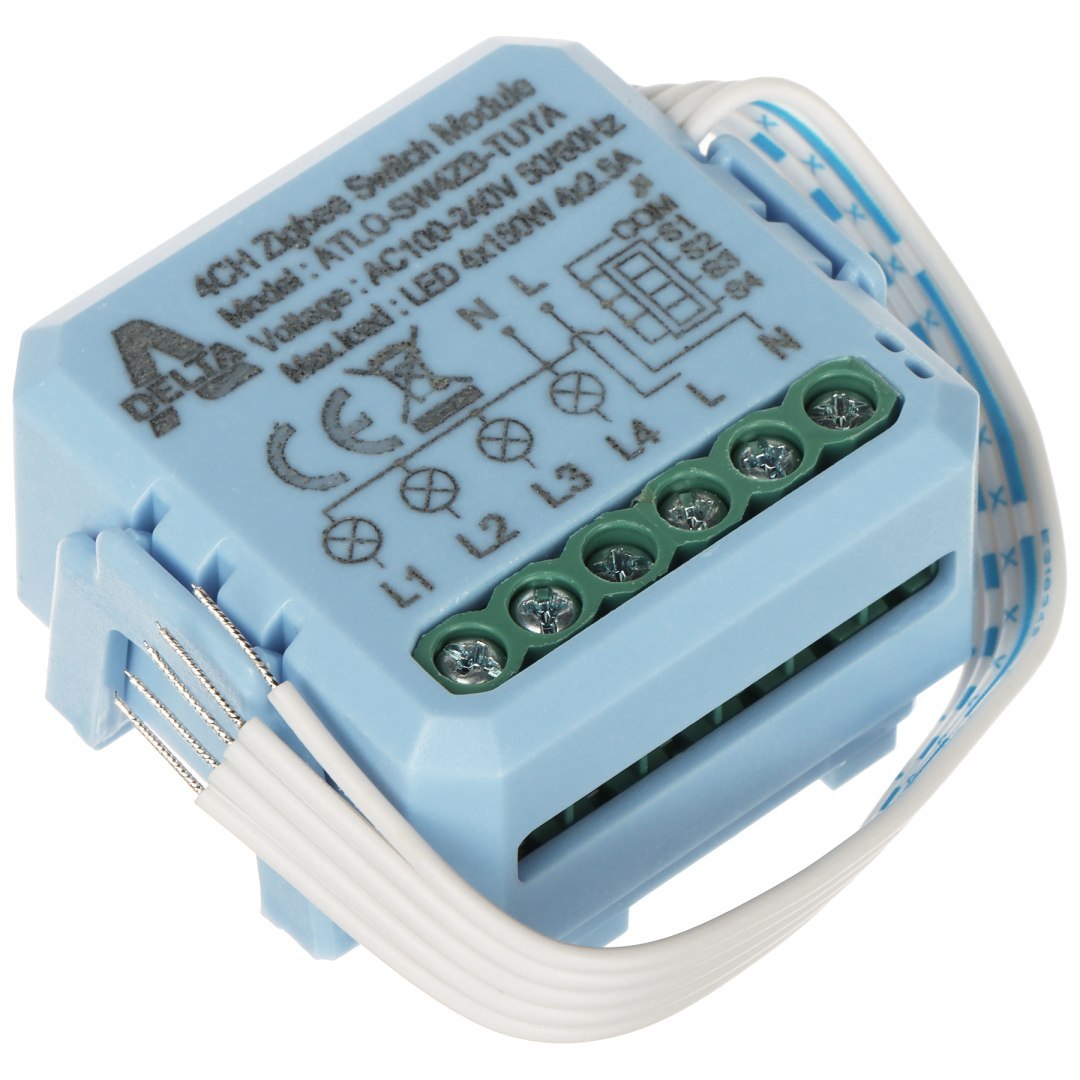 Inteligentní Přepínač ATLO-SW4ZB-TUYA ZigBee, Tuya Smart