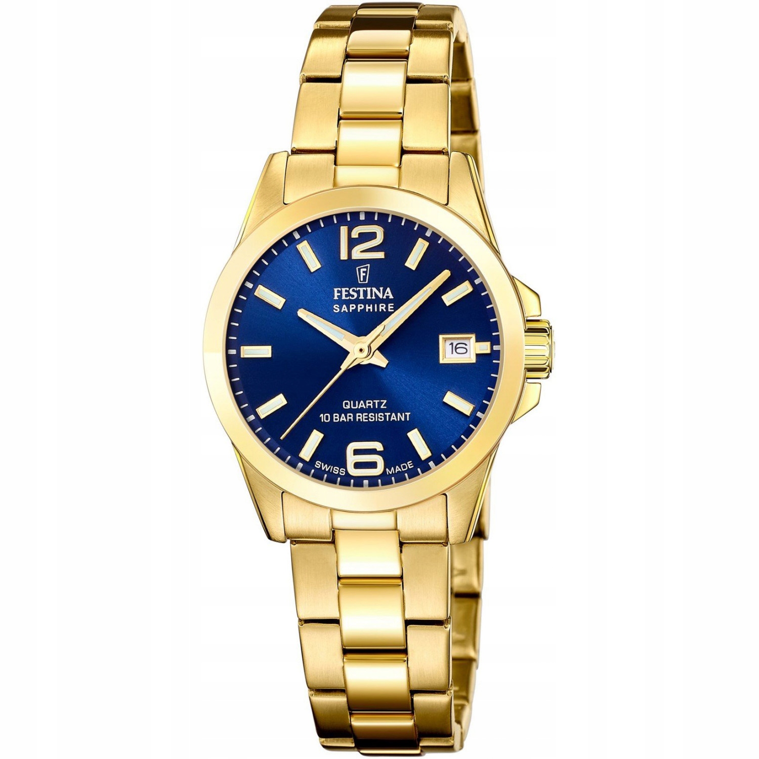 Dámské hodinky Festina F20050-3 zlaté