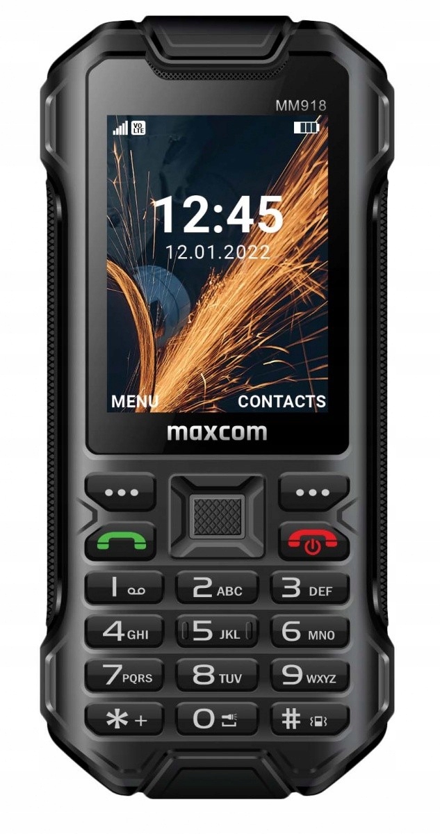 

Maxcom Telefon wzmocniony 4G MM918 Strong VoLTE