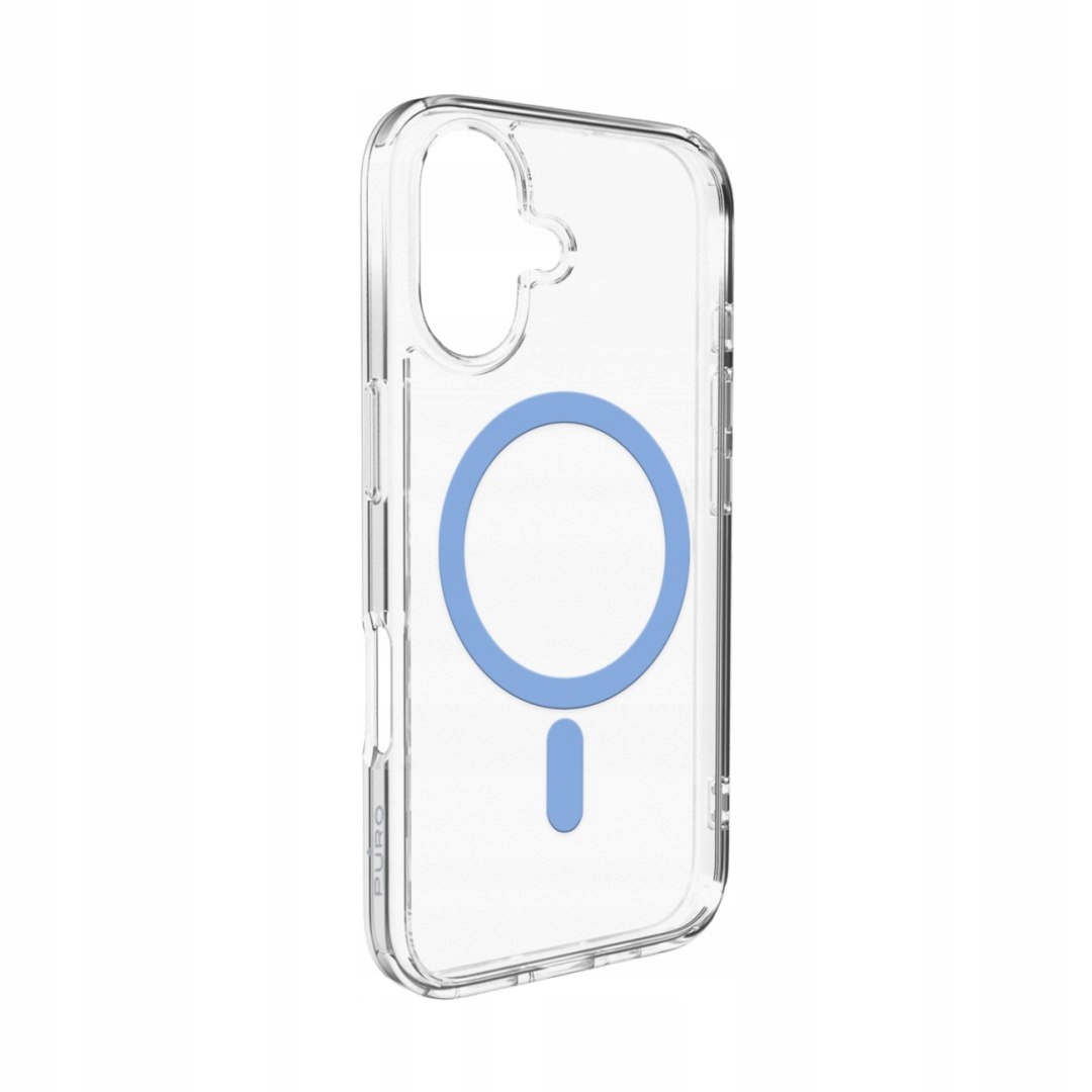 Etui plecki case na iPhone 17 Tpu Pc Lite Mag MagSafe przezroczyste niebi