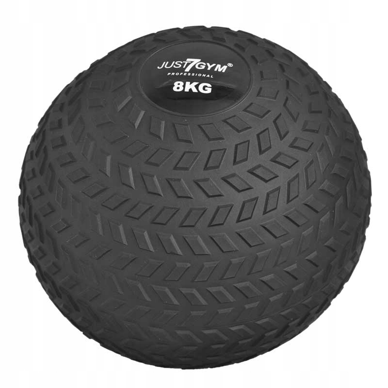 Piłka Slam Ball 8KG Pro Lekarska Rehabilitacyjna Treningowa JUST7GYM