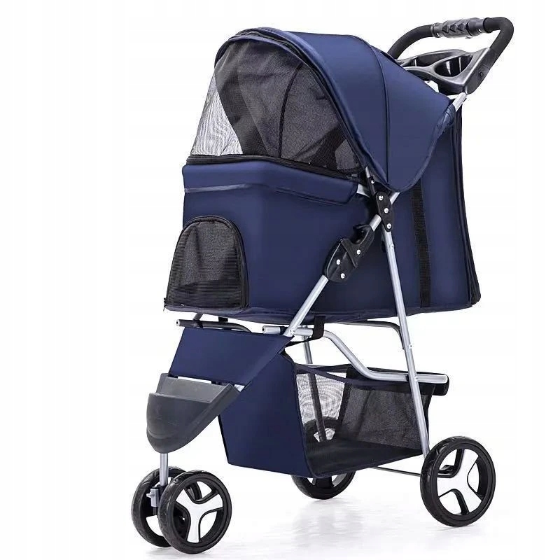 Levně Buggy Kočárek pro psy 47 x 100 x 80 cm, Modrá