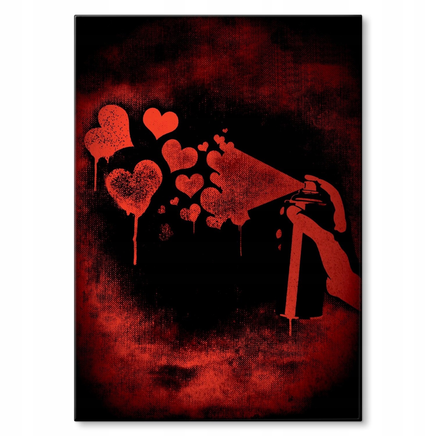 Kovový plakát Sprej vaše láska Šidítko Plech 30 x 42 cm Dárek