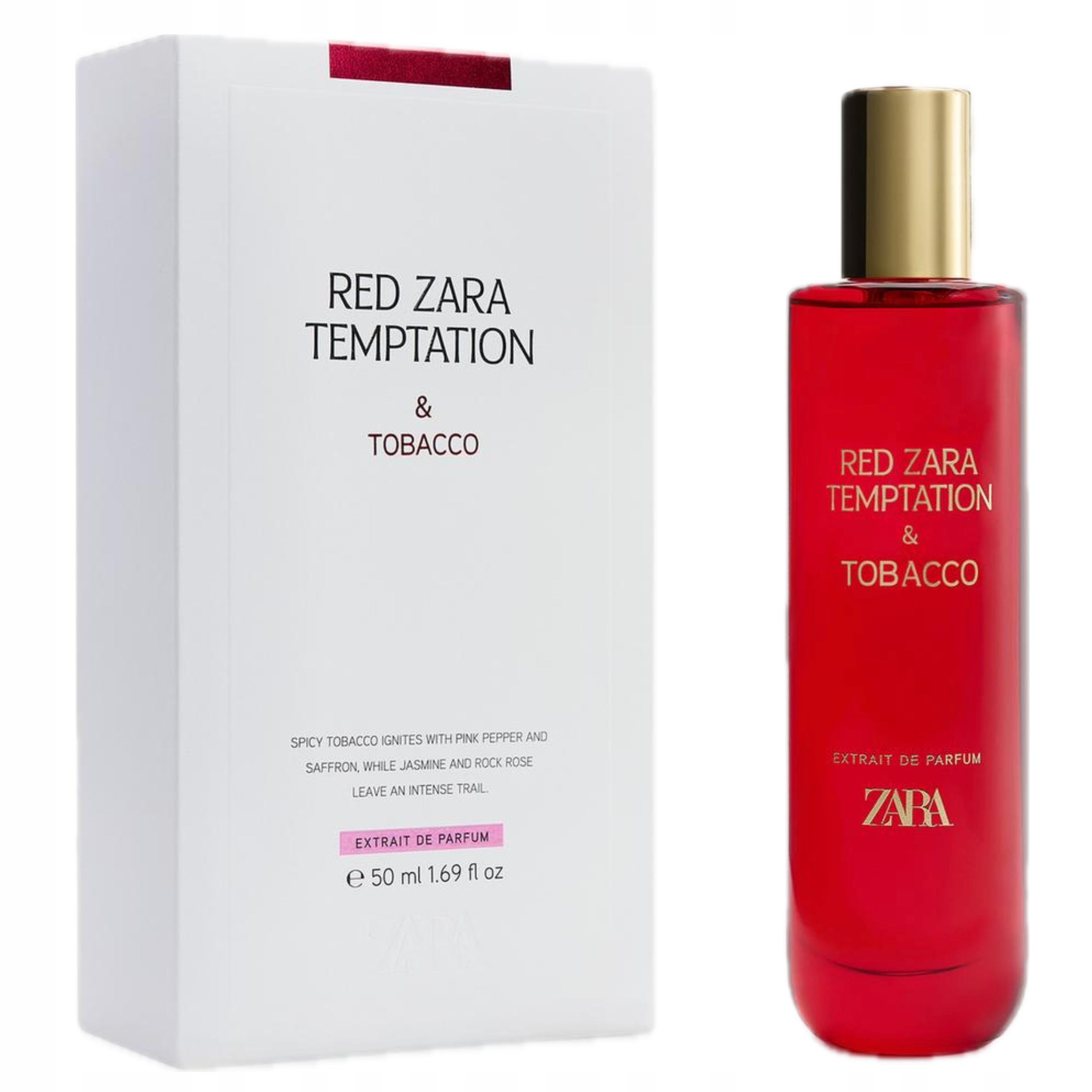 Zara Red Temptation Tobacco 50 ML Ekstrakt Perfum Damskie