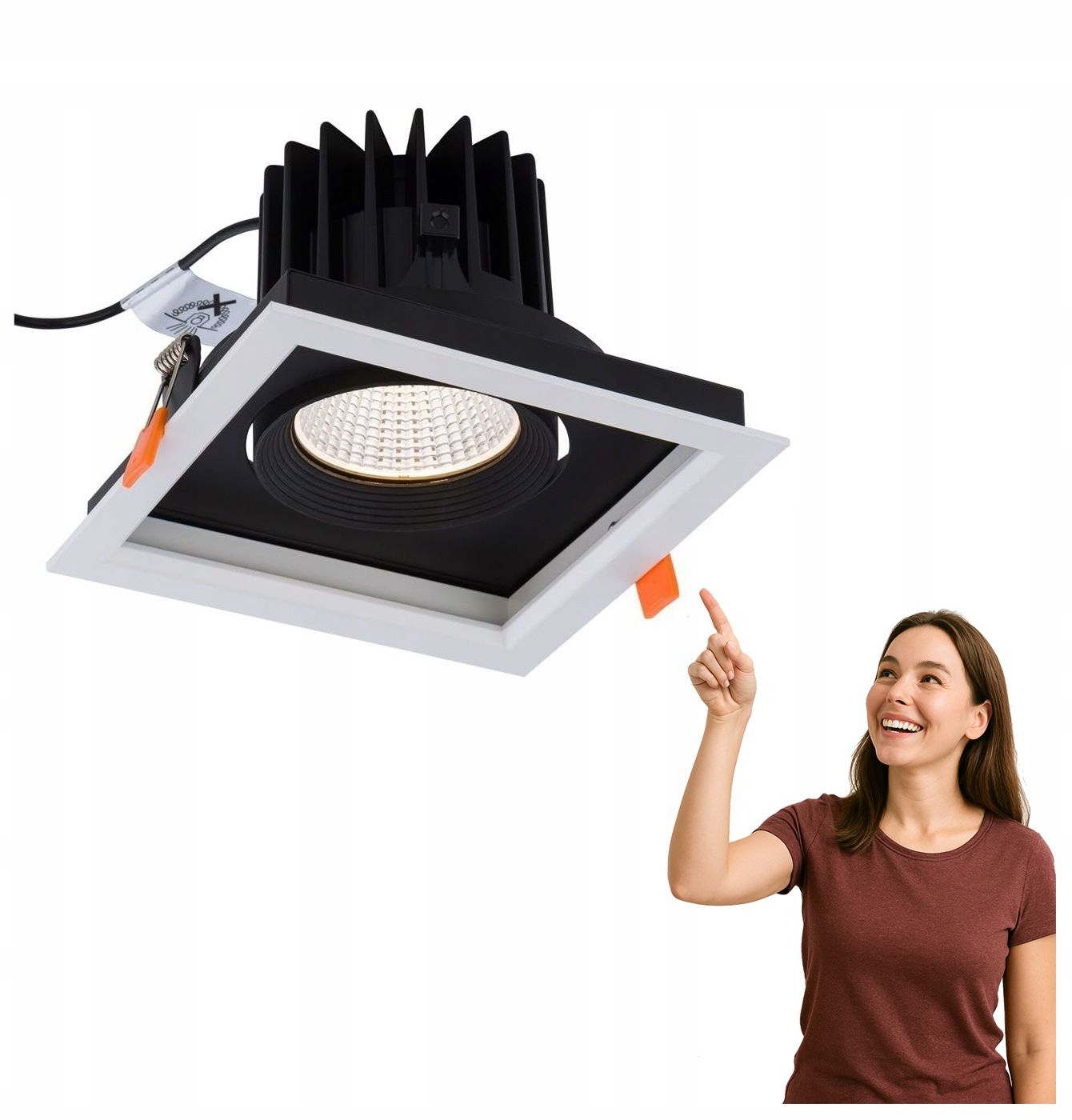 Zápustné svítidlo kulaté stropní svítidlo CL Dia Led 30W 3000K Nowodvorski