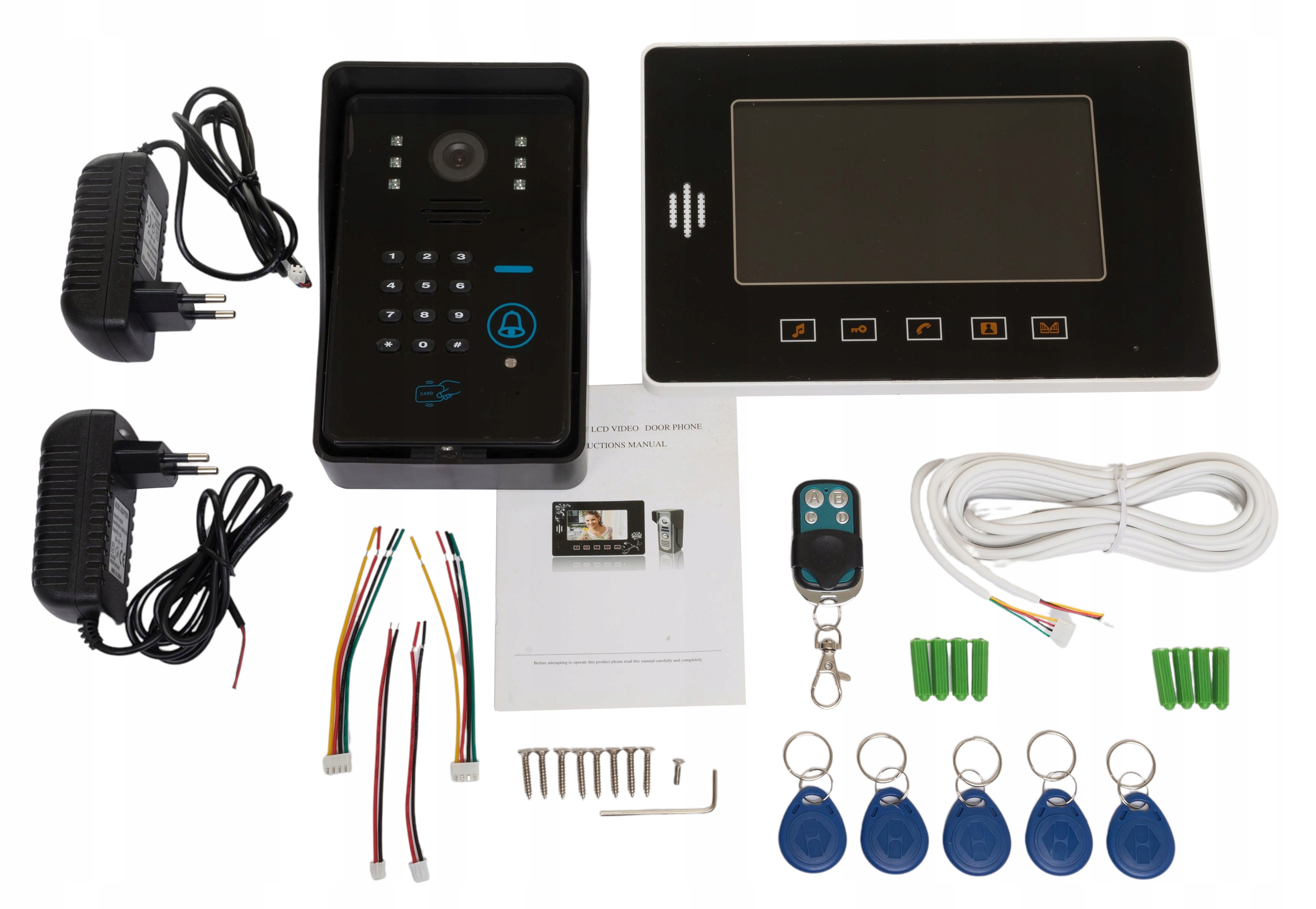 WIDEODOMOFON DOMOFON SATLINK SL-808MJIDS11