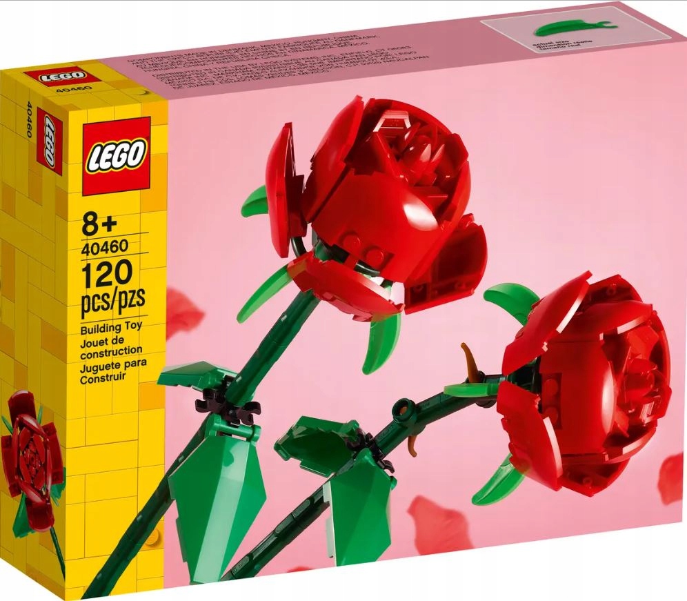 KLOCKI LEGO 40460 Botanical Collection RÓŻE 120 elementów