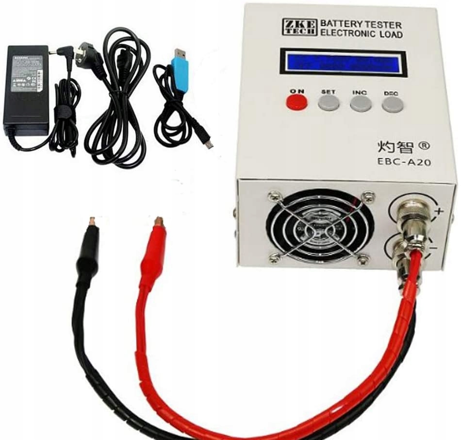 Tester pojemnosci akumulatora EBC A20 85W