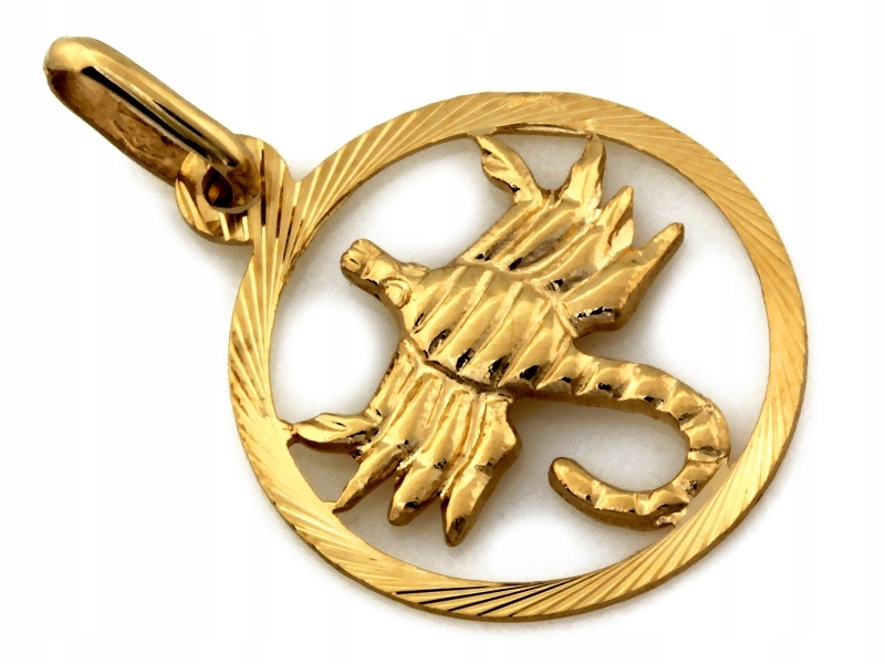 Přívěsek zlatý 585 s kroužkem, stylový a elegantní design