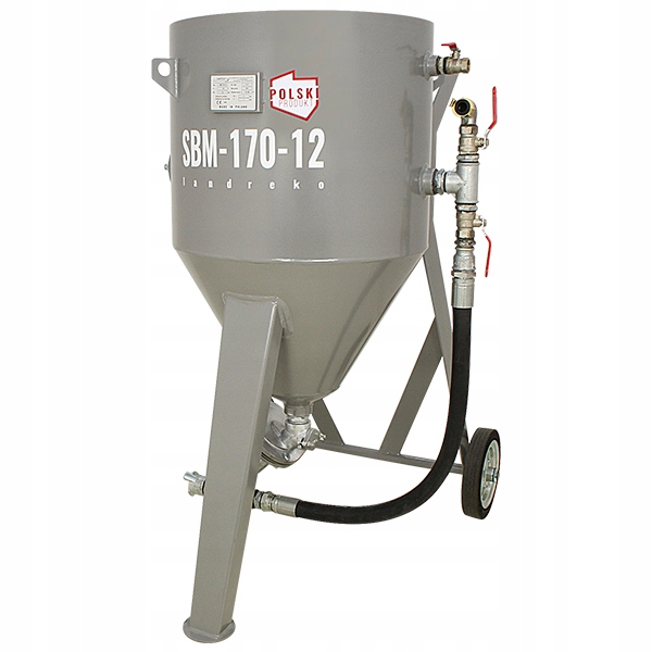 POLSKA MOBILNA PIASKARKA CIŚNIENIOWA 170LITRÓW 12BAR Marka Land Reko