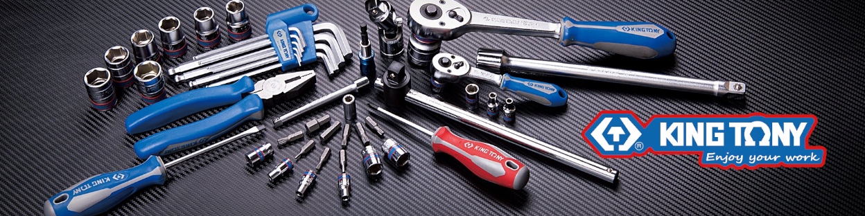 ZESTAW NASADEK UDAROWYCH 1/2" 15cz. DŁUGIE 12-kąt. 10-32mm KASETA King Tony Kod producenta 4815MP04