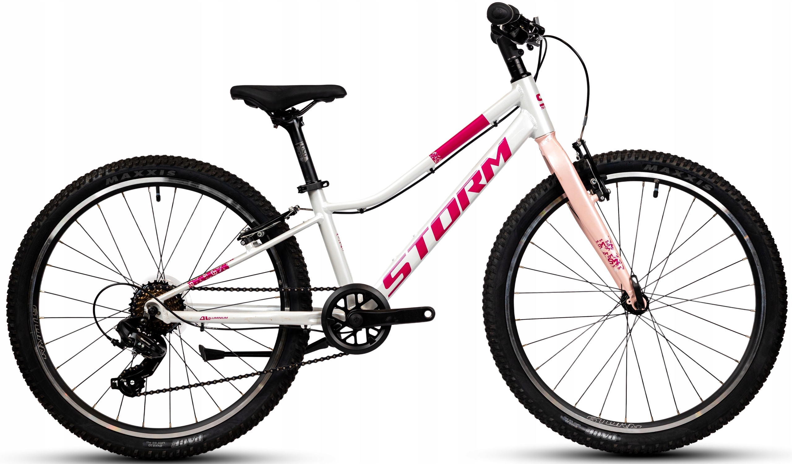 Rower Młodzieżowy 24 Storm Bella Vbr rama 11 24 perła 1x7 2026