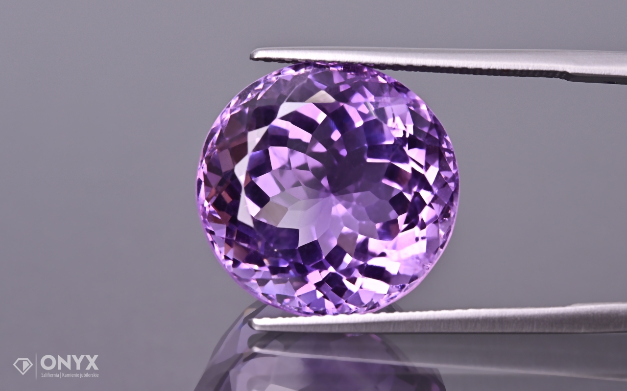 Ametyst fazetovaný kulatý fi 16 mm