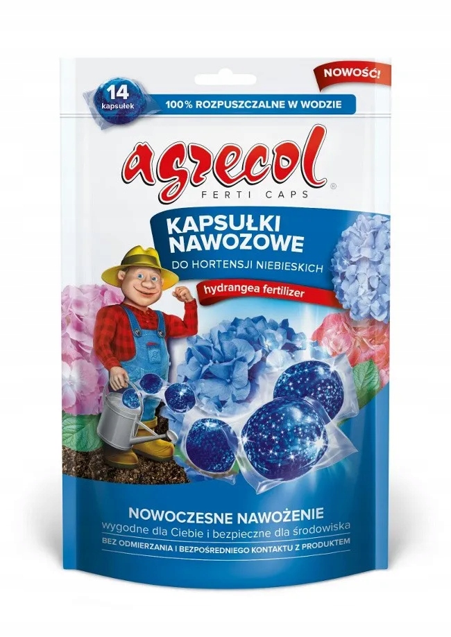 

Agrecol Nawóz do hortensji niebieskie, 14 sztuk