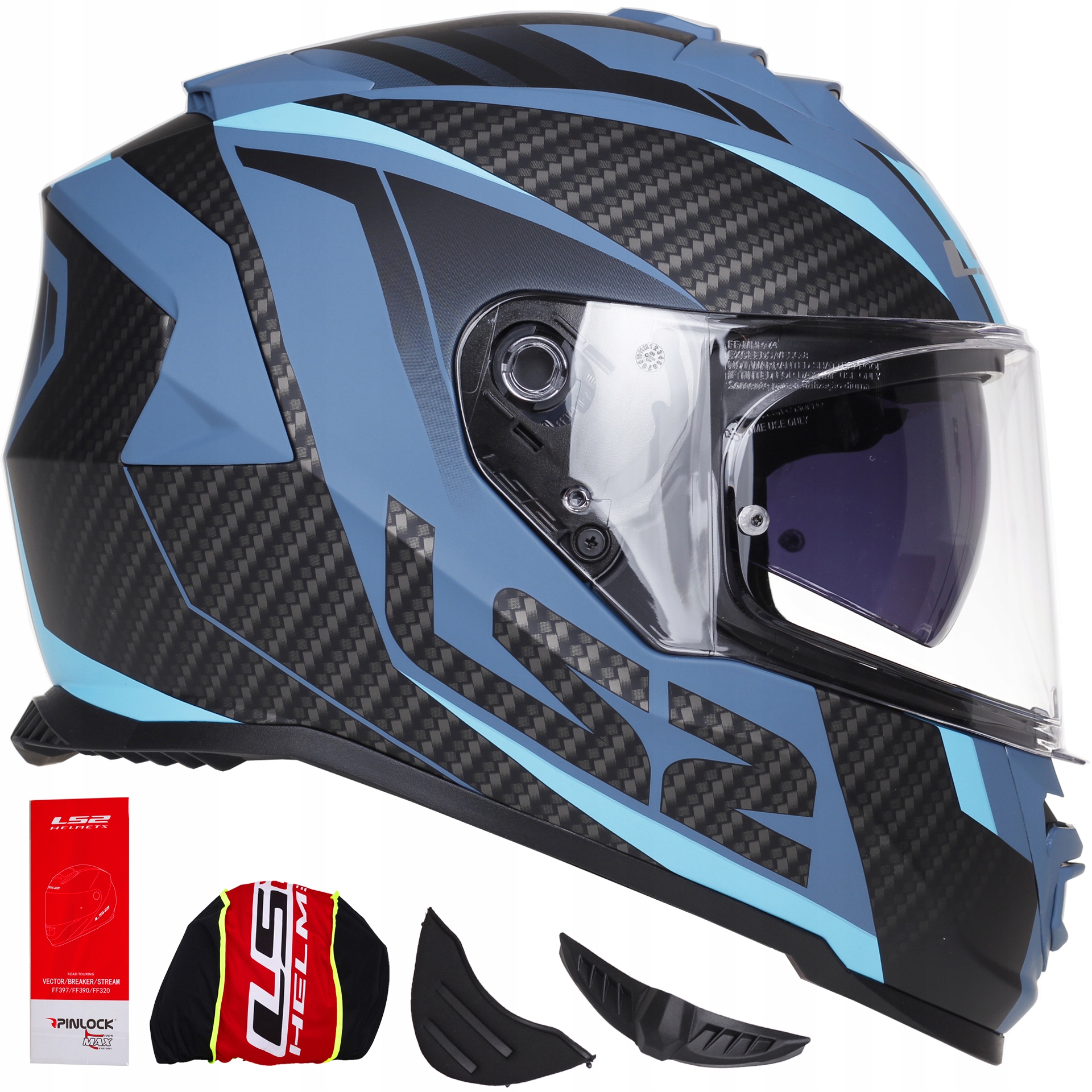 

LS2 FF800 Storm Racer blue Kask Motocyklowy