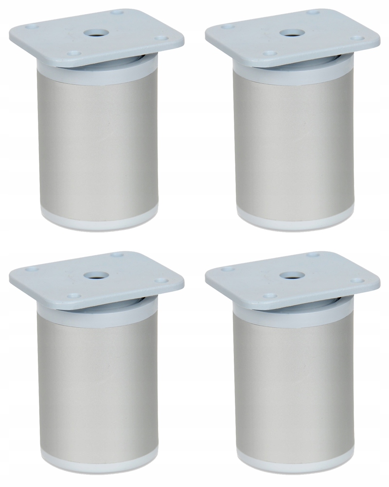 

4x Nóżka, Noga, Stopka Meblowa Regulowana Fi40 H60