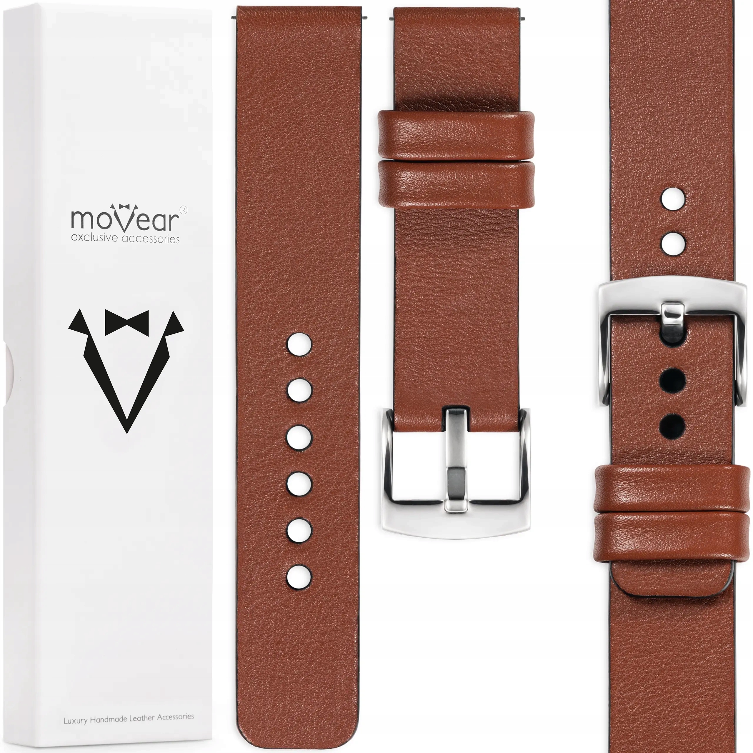 Pásek 24 mm premium k hodinkám, exkluzivní, elegantní Movear