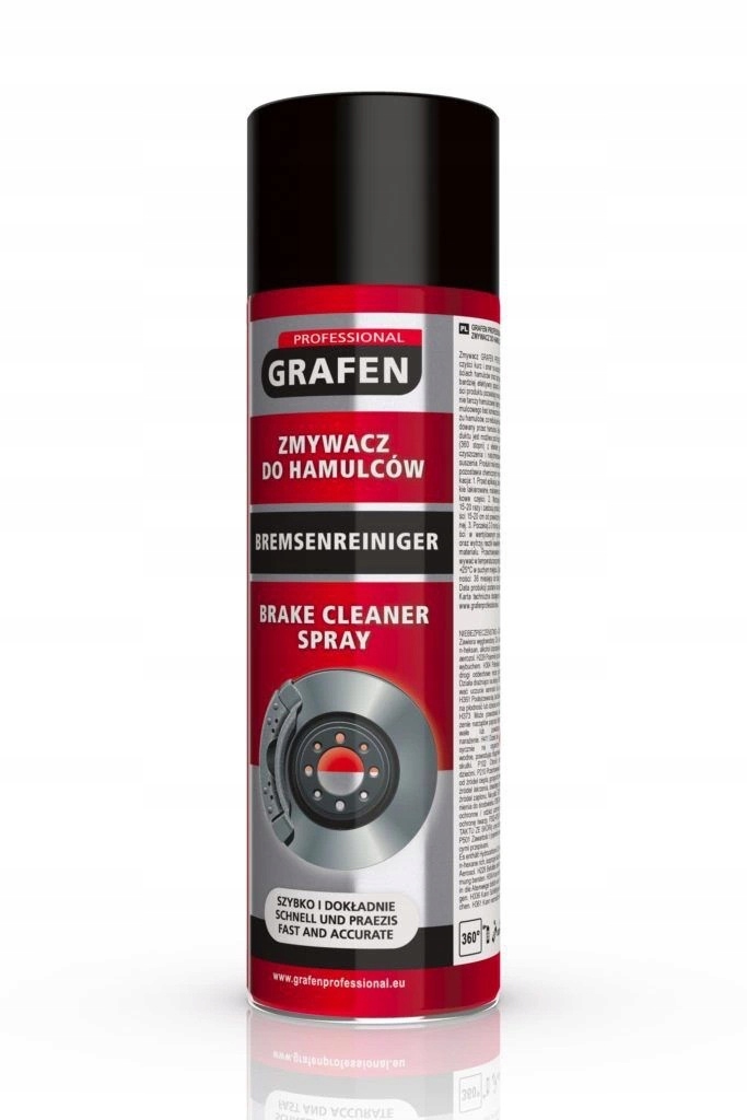 

Skuteczny Zmywacz Do Tarcz Hamulców Grafen 500ML