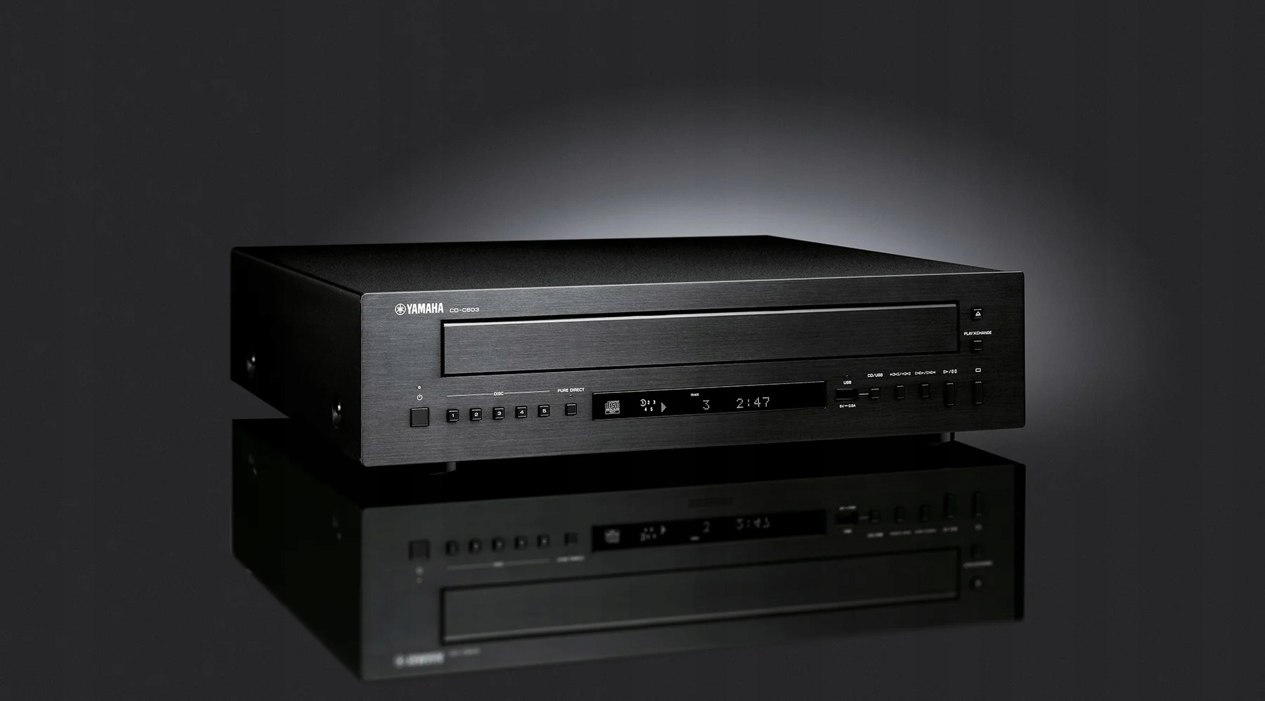 YAMAHA CD-C603 ZMIENIARKA ODTWARZACZ 5 CD USB Pure Direct FLAC AAC WAV Rodzaj wielopłytowy