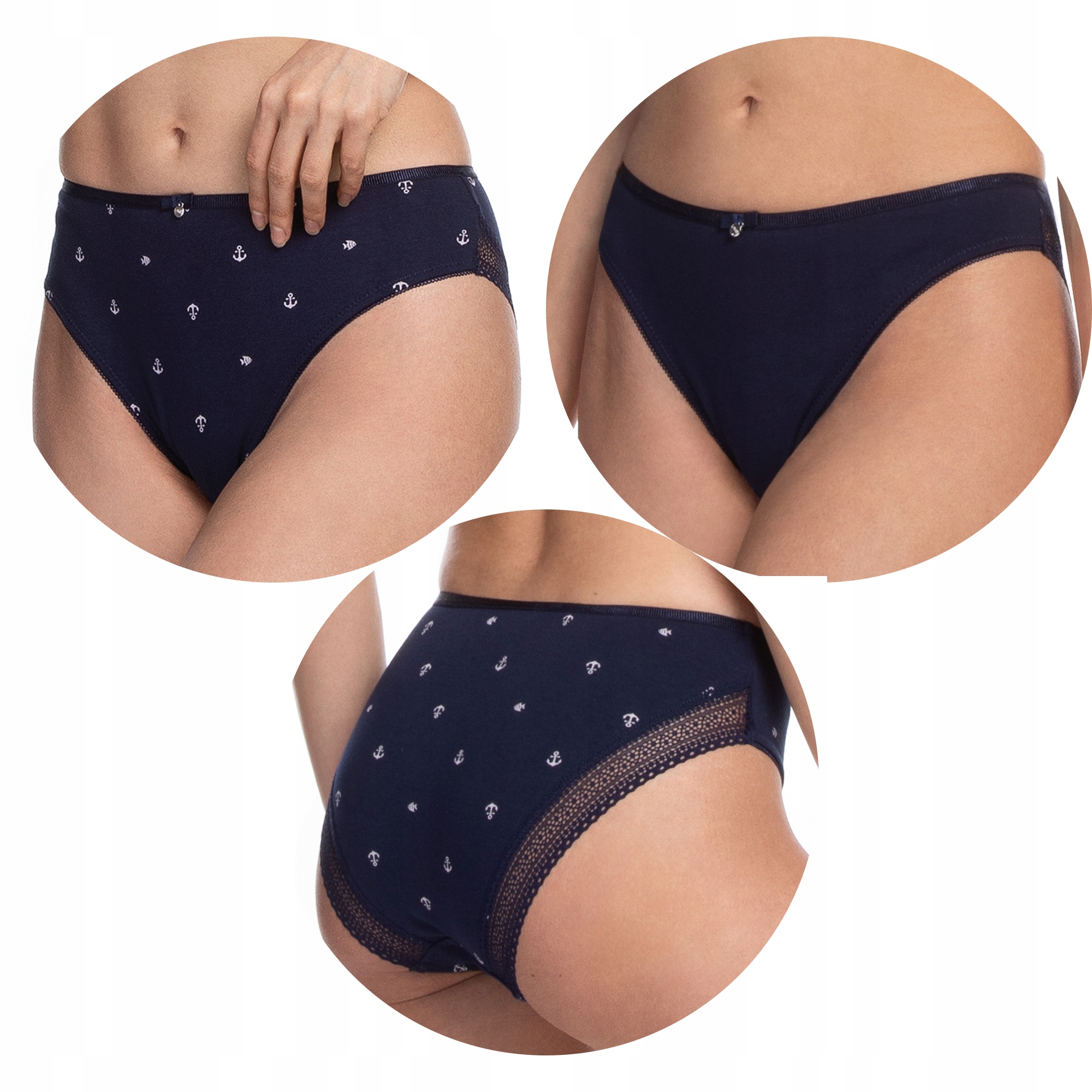 LAMA ТРУСИКИ ХЛОПОК ТРУСЫ ЖЕНСКИЕ 2ШТ. РОЗ. L